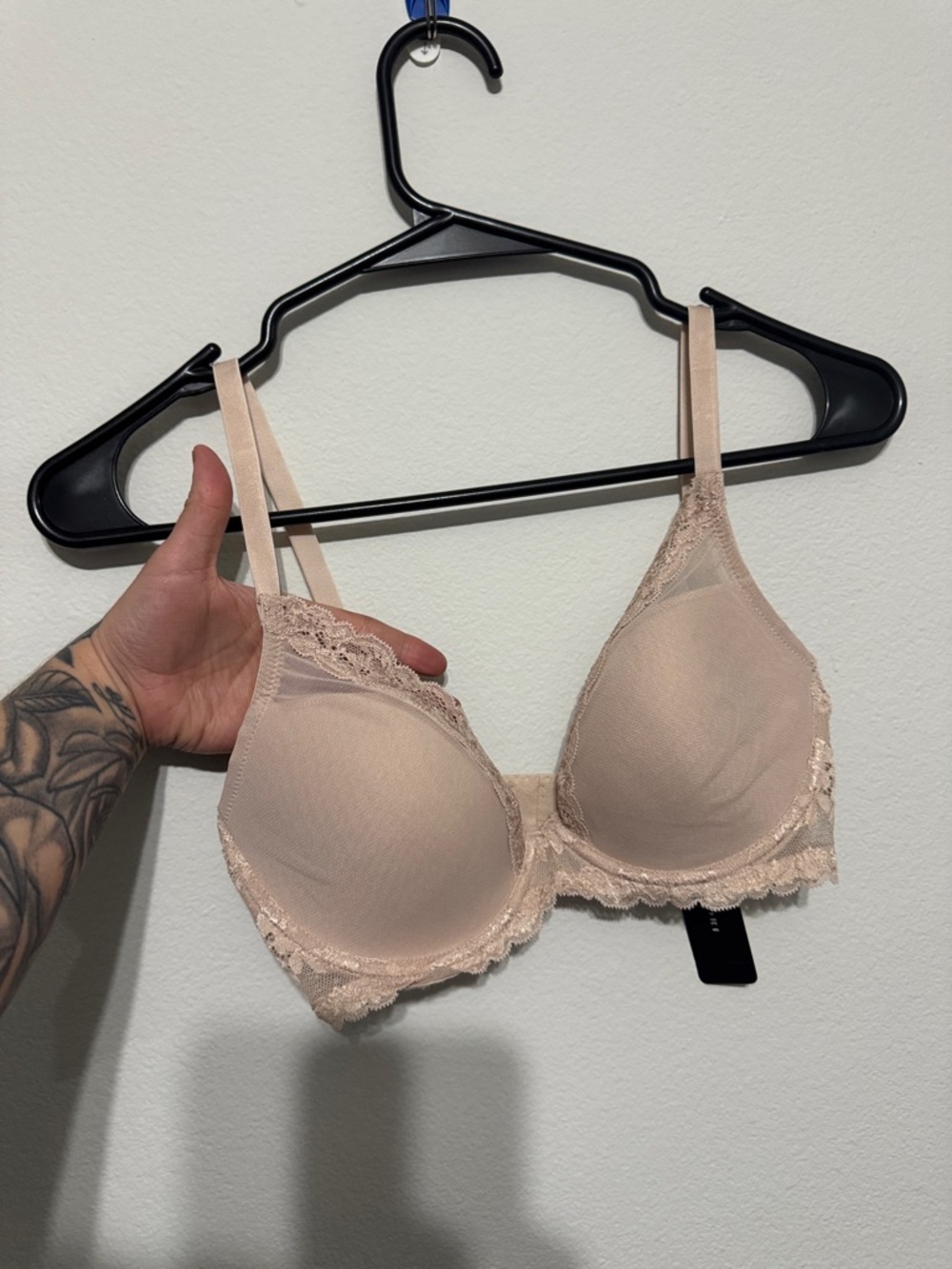 Natori Blush Lace-Trim T-Shirt Bra 30DD
